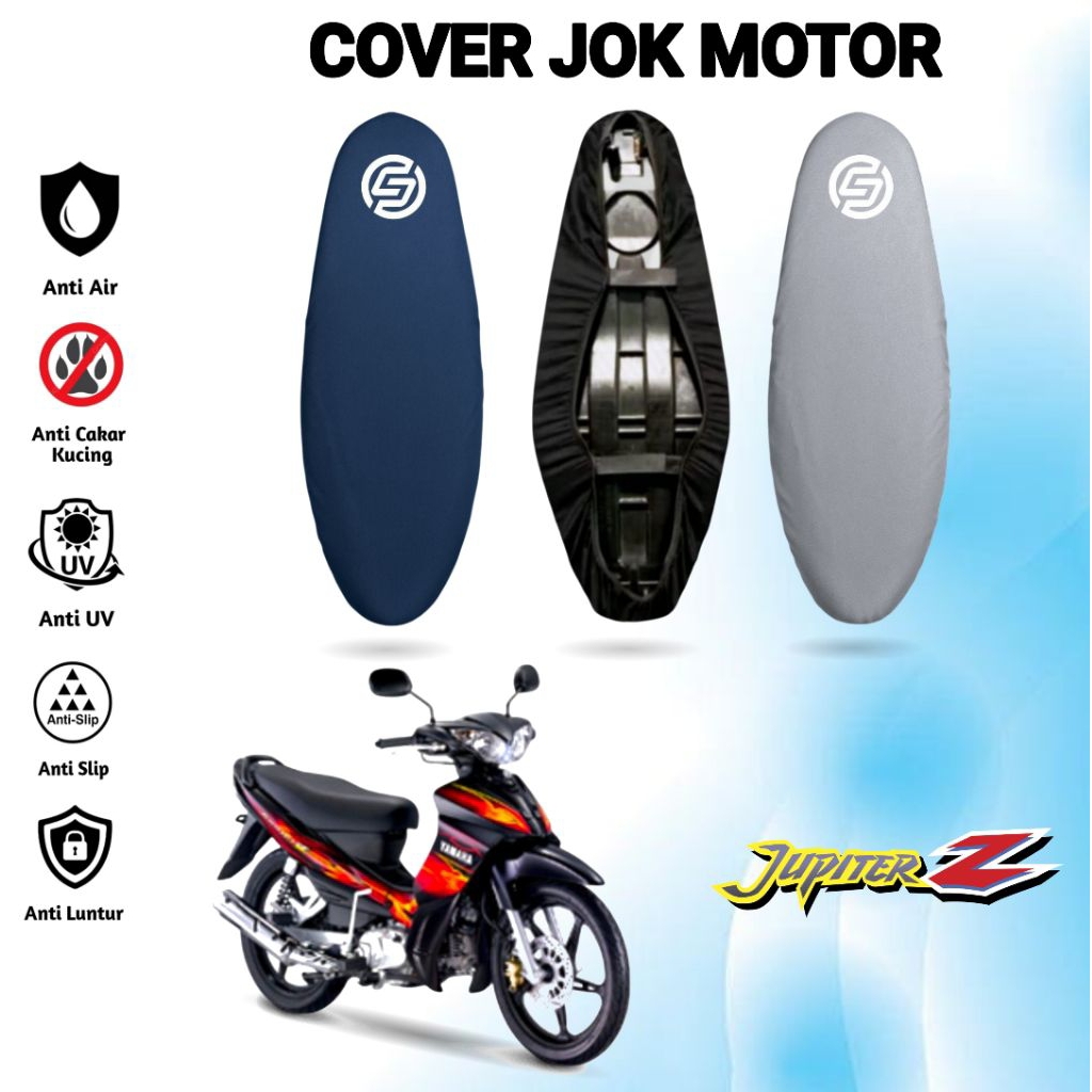 cover sarung jok motor JUPITER Z BURHAN, JUPITER Z OLD, cover jok motor anti luntur bahan anti air