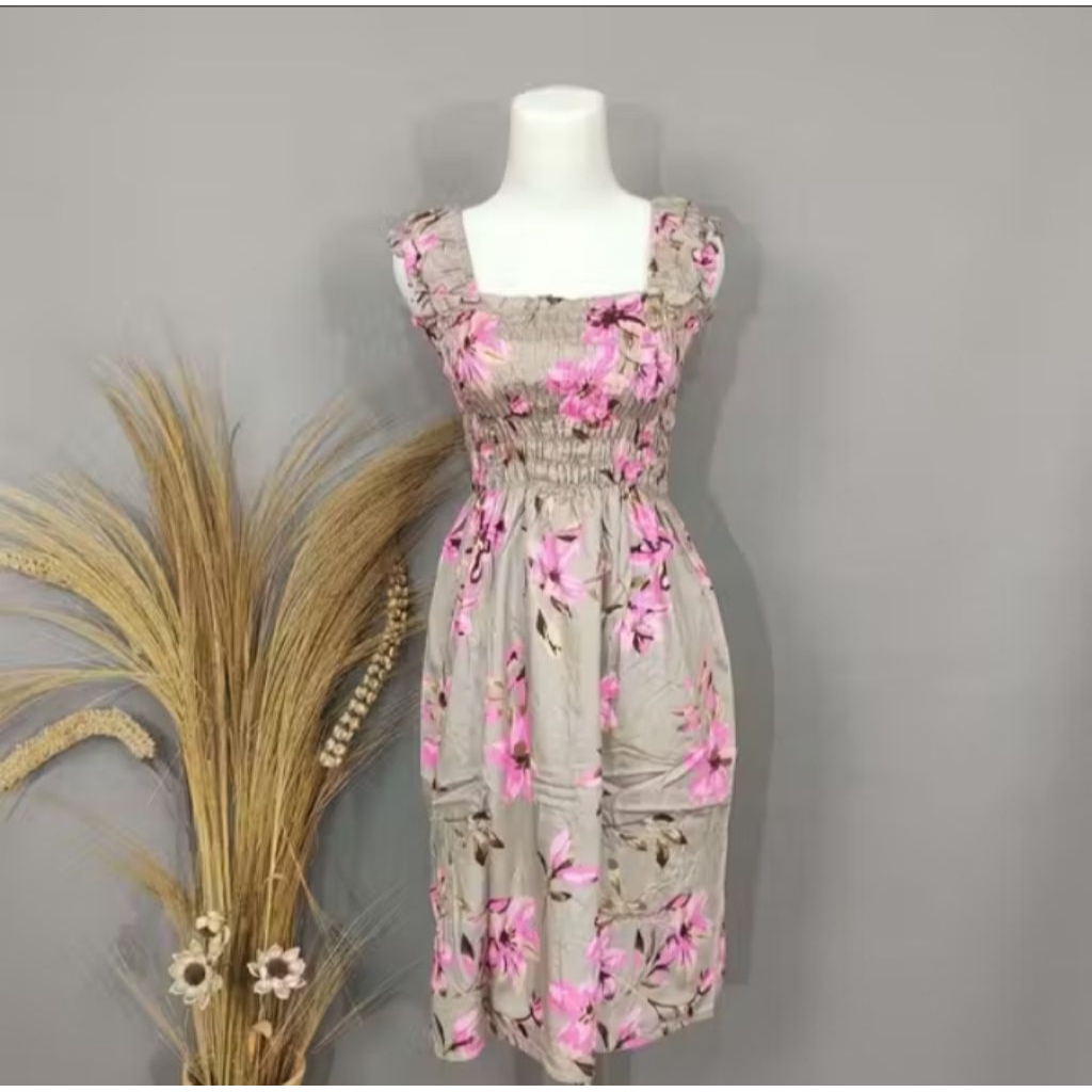 Daster Serut Mini Dress Seksi Kekinian