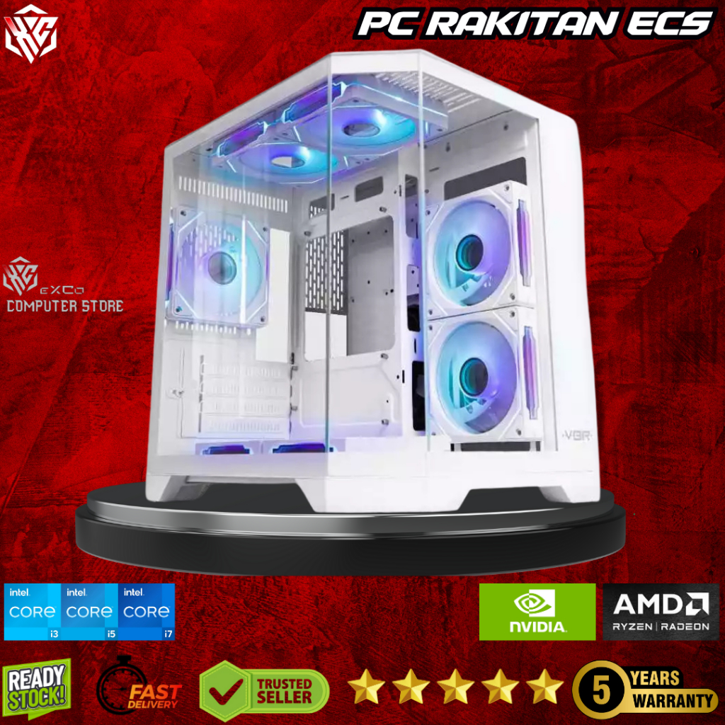 PC 3 Jutaan Multitasking Harian | Ryzen 3 RAM 8GB SSD 128GB HDD 500GB | ECS PRIME