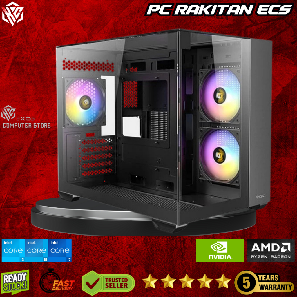 PC Gaming 3 Jutaan eFootball & FIFA | Ryzen 3 RAM 8GB SSD 128GB HDD 500GB | ECS PRIME