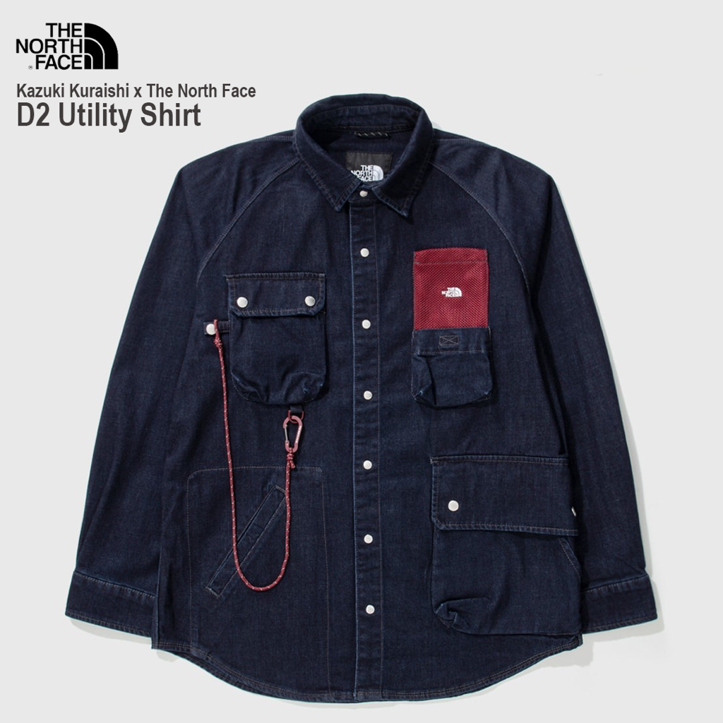 Shirt jacket pria - the north face kazuki kuraishi D2 utility jacket