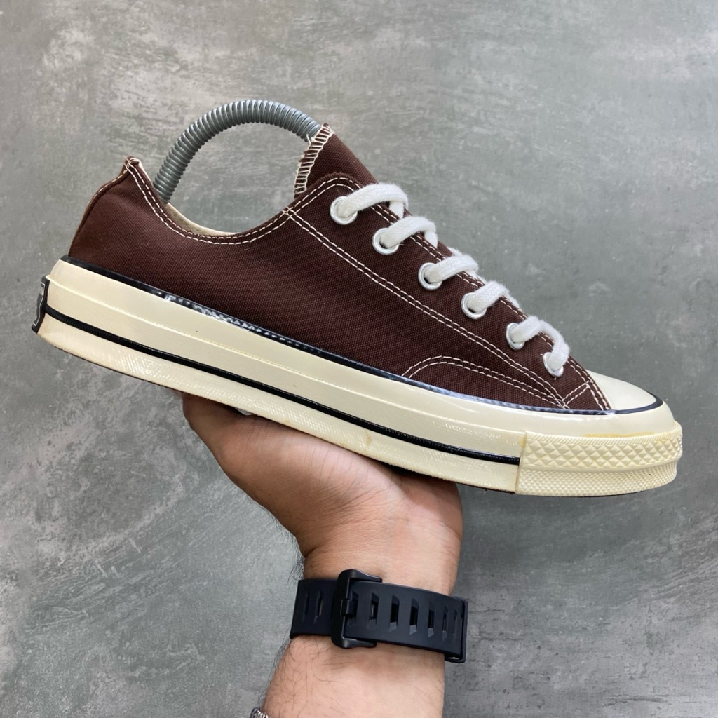 [Size 41] Rare Converse Chuck Taylor All Star 70S Low Seasonal Color Recycle Canvas Dark Root Brown 