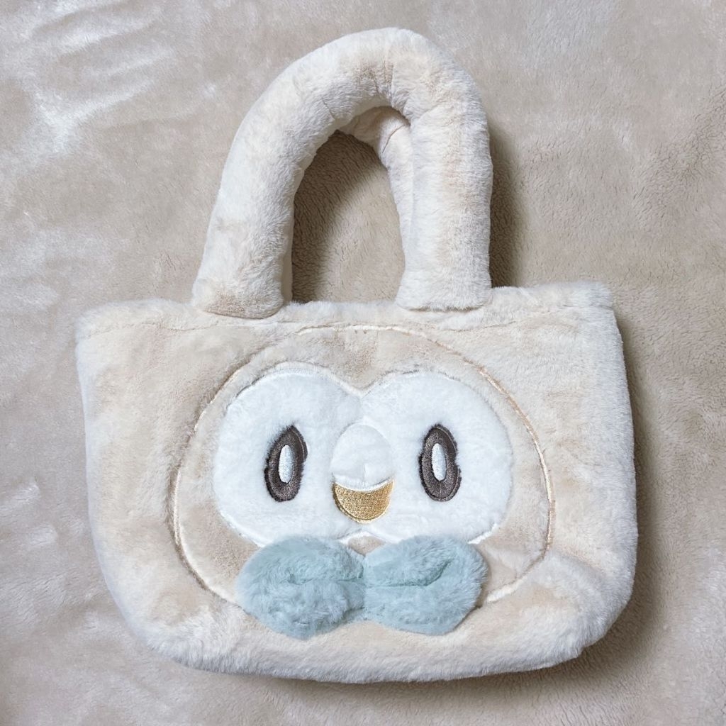 plush boneka original handbag Rowlet pokemon
