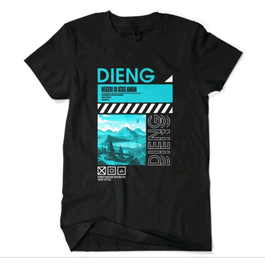 kaos Dieng kaos t-shirt Dieng kaos distro katun unisex