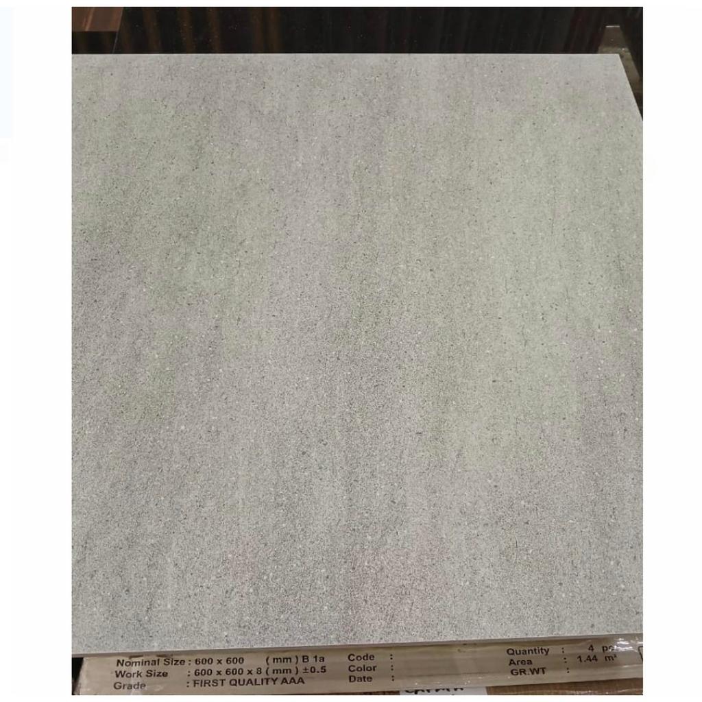 Granit INFINITI Sandstone Grey 60x60 – Granit Lantai Premium Motif Stone Natural, Elegan & Tahan Lam