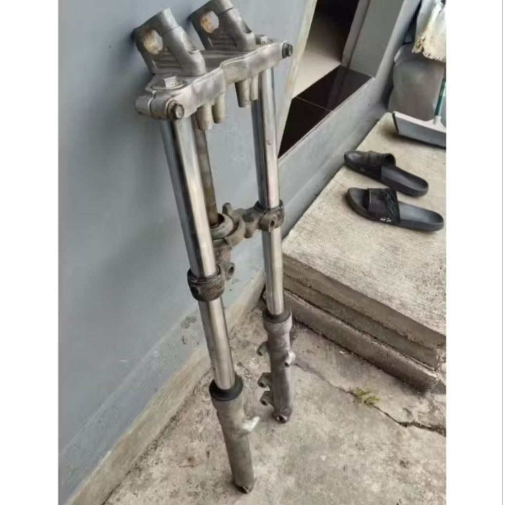 shock sekok shockbreaker skok depan set segitiga thunder 125 Ori copotan motor