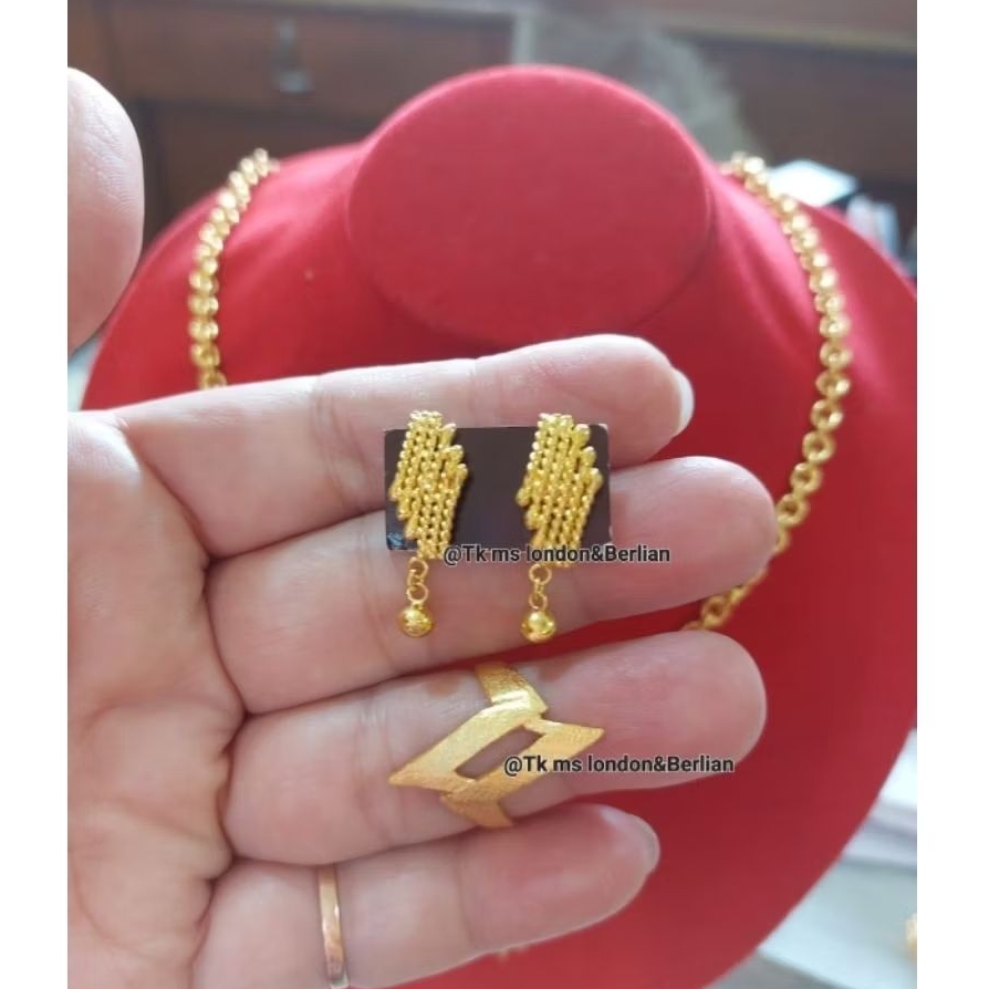 anting dewasa - emas 24k (LM ) - emas 99,99%. 5gr - yuk di.