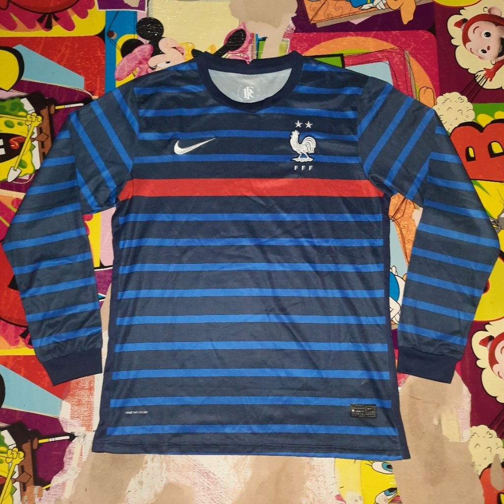 Timnas Prancis Jersey Longsleeve France Football