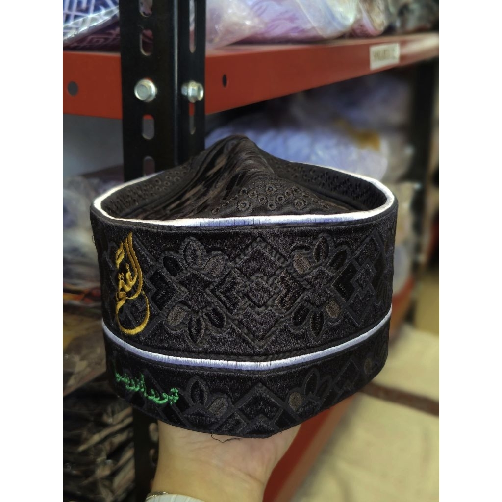 Peci Oman Azzain logo Alfatah Temboro/peci Temboro/Songkok Temboro