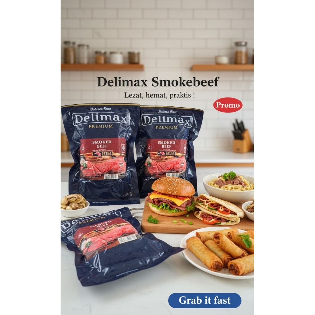 Delimax Smoke Beef MURAH
