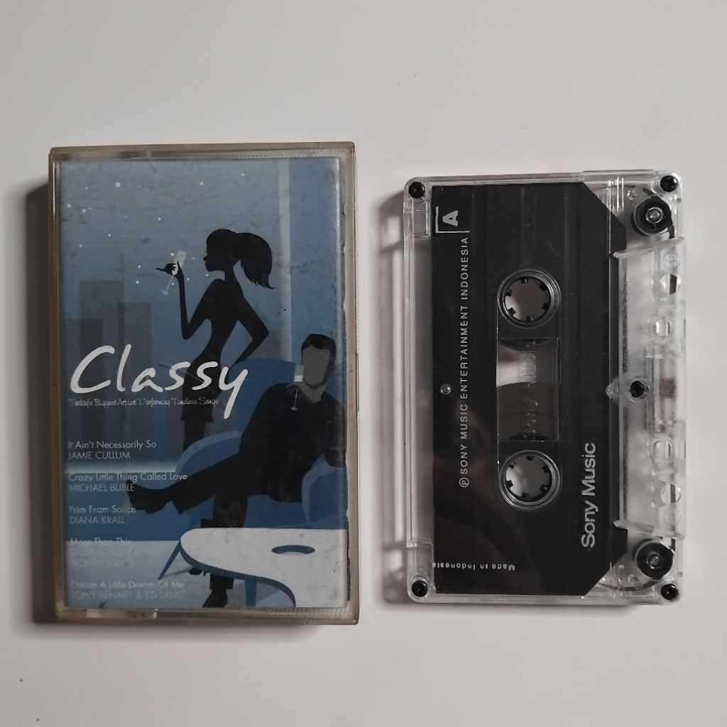 Kaset Pita Jazz Classy - Tony Bennet KD Lang Natalie Cole Celine Dion Charlie Norah Jones Diana Kral