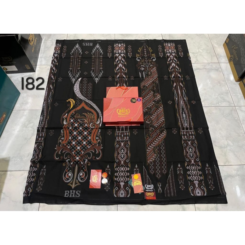 DOL STORE - Sarung BHS Infinity Batik GOLD ORI Terbaru Nyaman, Kain Adem