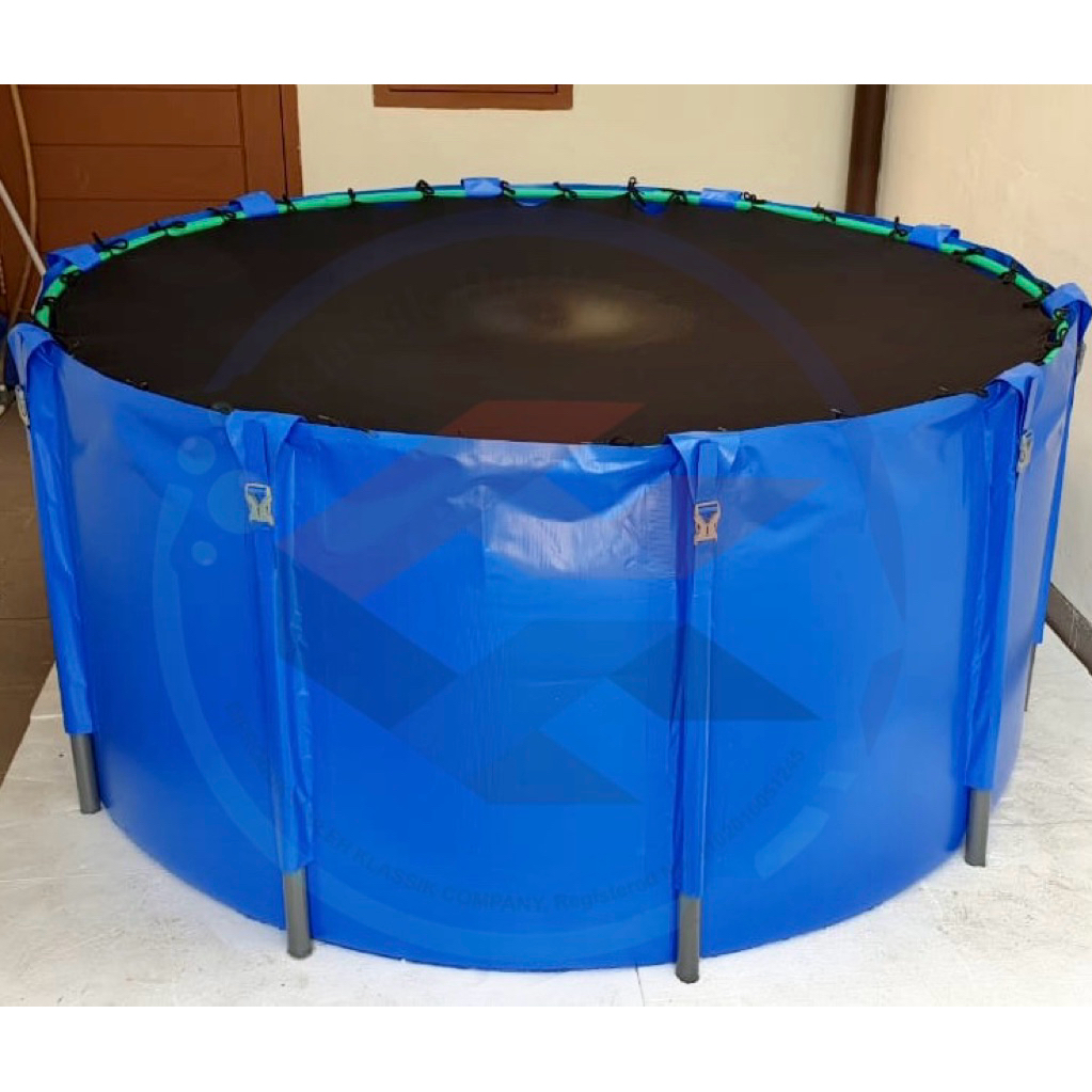 Premium Klassik Holding Tank - Kolam Vat Koi Anti Bocor - Kolam Portable - Kolam Anti Bocor