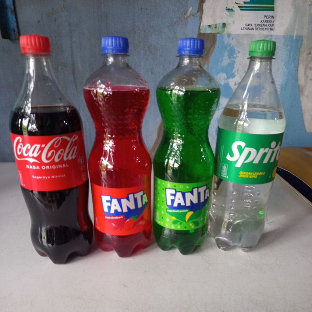 Minuman Berkarbonasi Sprite 1 Liter Rasa Lemon