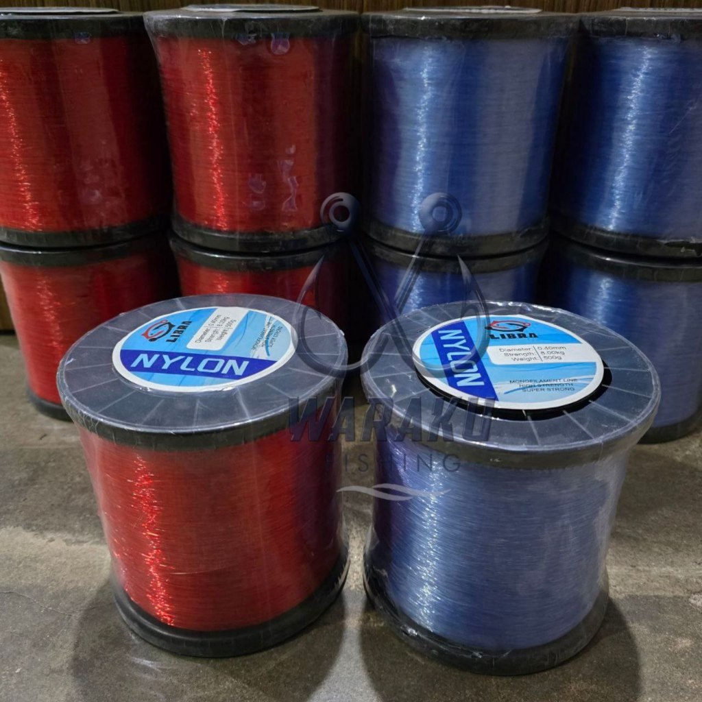 Bobin LIBRA Senar Kelayang / Pancing isi 1/2 Kg Bobbin LIBRA Nilon
