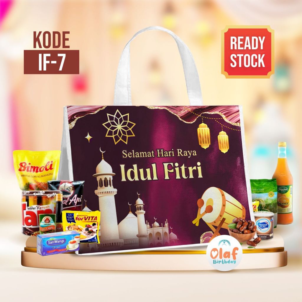 TAS LEBARAN | TAS IDUL FITRI | TAS SNACK LEBARAN TAS SEMBAKO PARCEL Goodiebag Hampers Idul Fitri