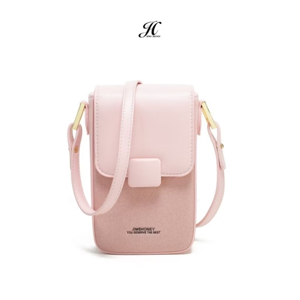 Tas Jims Honey - Mina Mini Bag Jims Honey-Tas Selempang - Tas HP - Pink