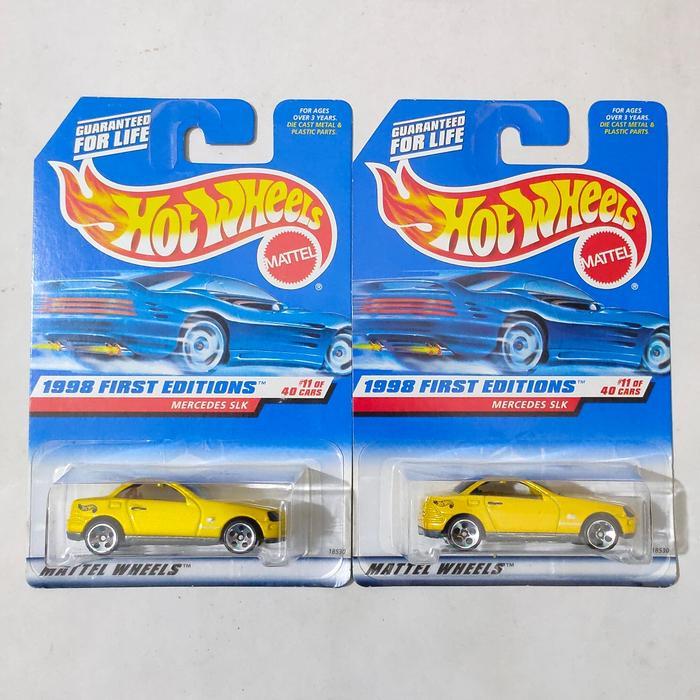 Hotwheels Mercedes Benz SLK 1998 ban 5DOT First Editions