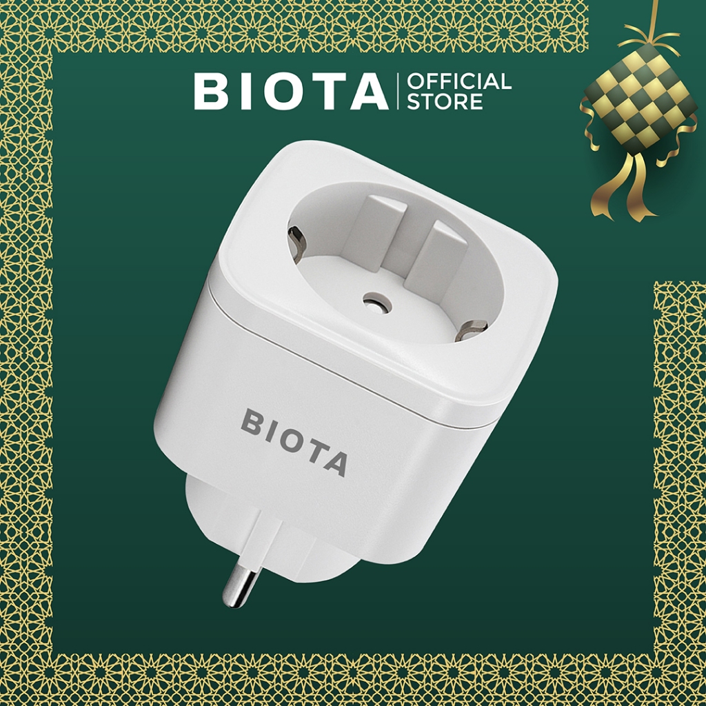 BIOTA Smart Plug - Smart Plug WiFi Wireless / Steker Colokan Listrik Pintar IoT Smart Home