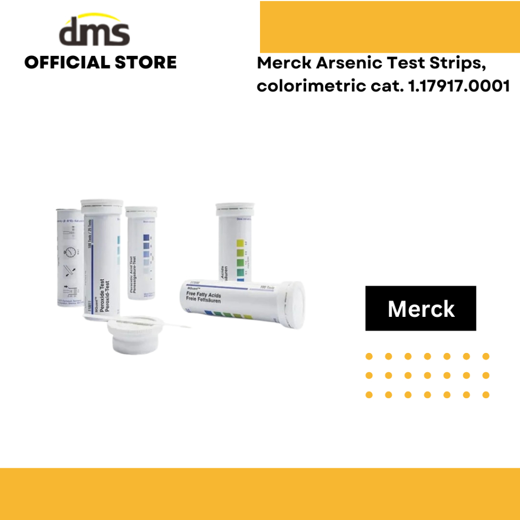 Arsenic Test Strips, colorimetric  cat. 1.17917.0001