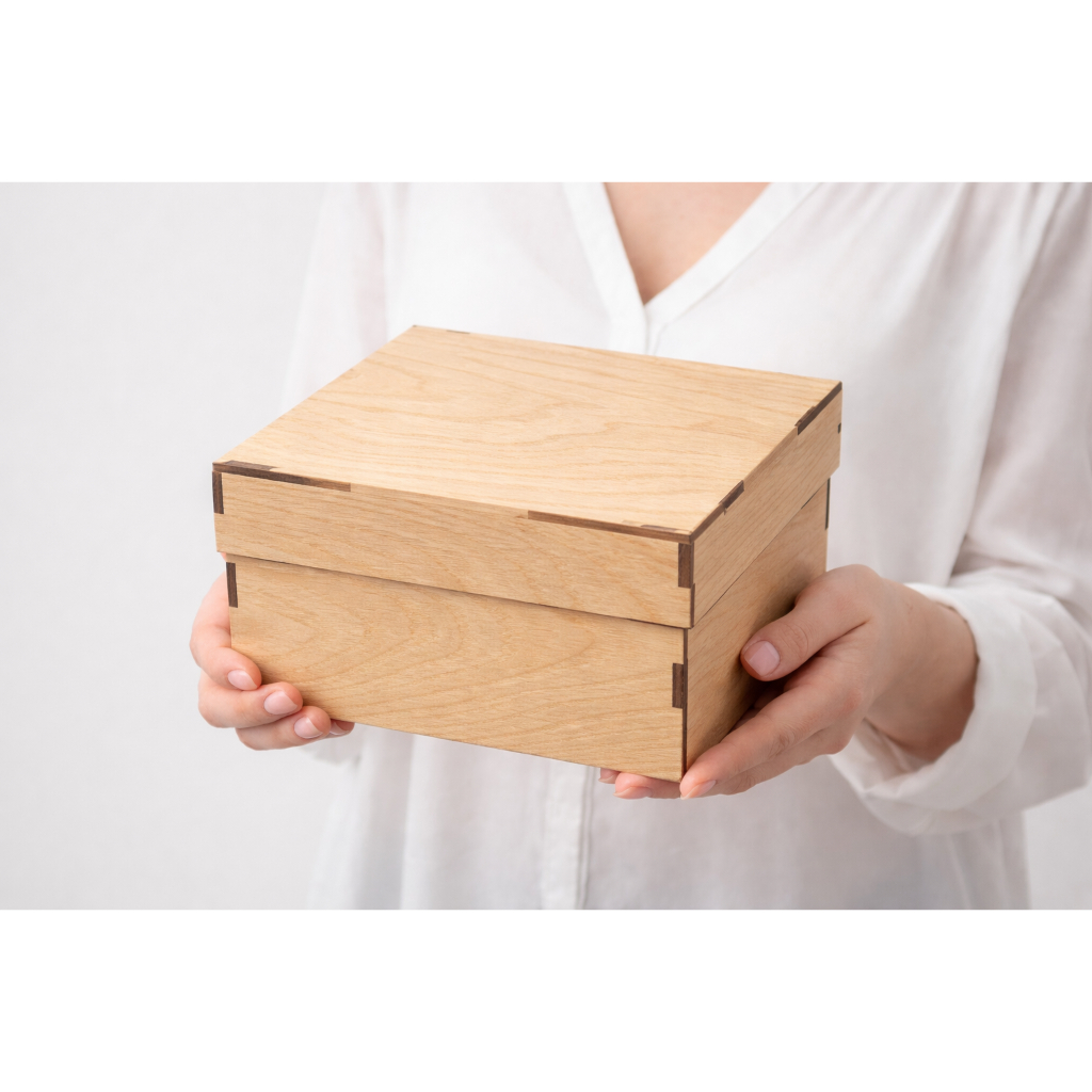 box hampers plywood custom ukuran - box hamper lebaran - box plywood - box hamper DIY