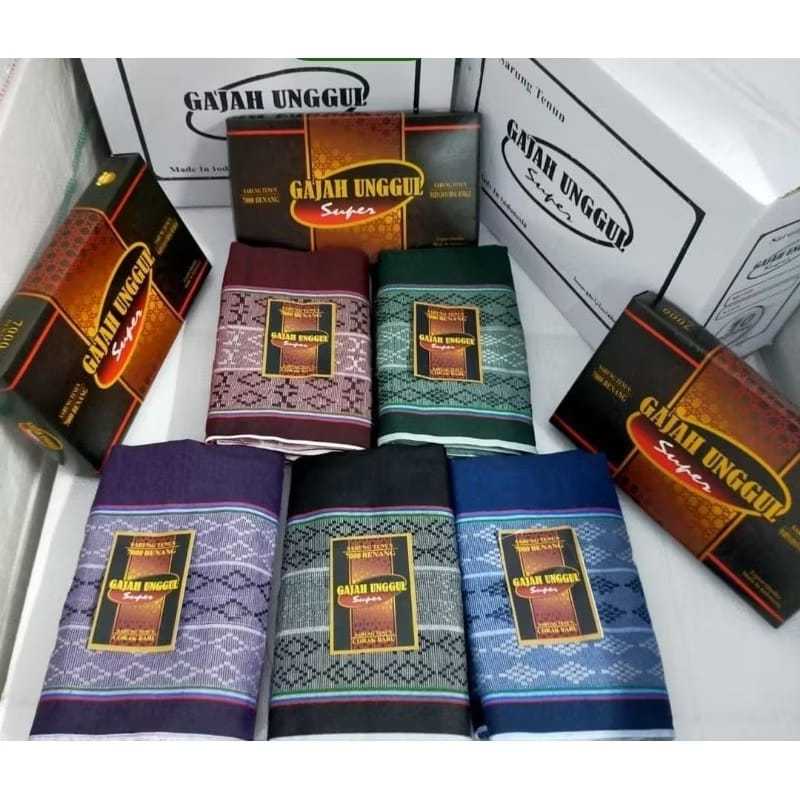 Sarung Tenun Gajah Unggul Super Premium / Sarung Dewasa Gajah Unggul