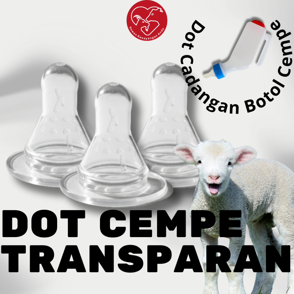 Dot Cempe Kambing Domba Dot Susu Silicone Bening