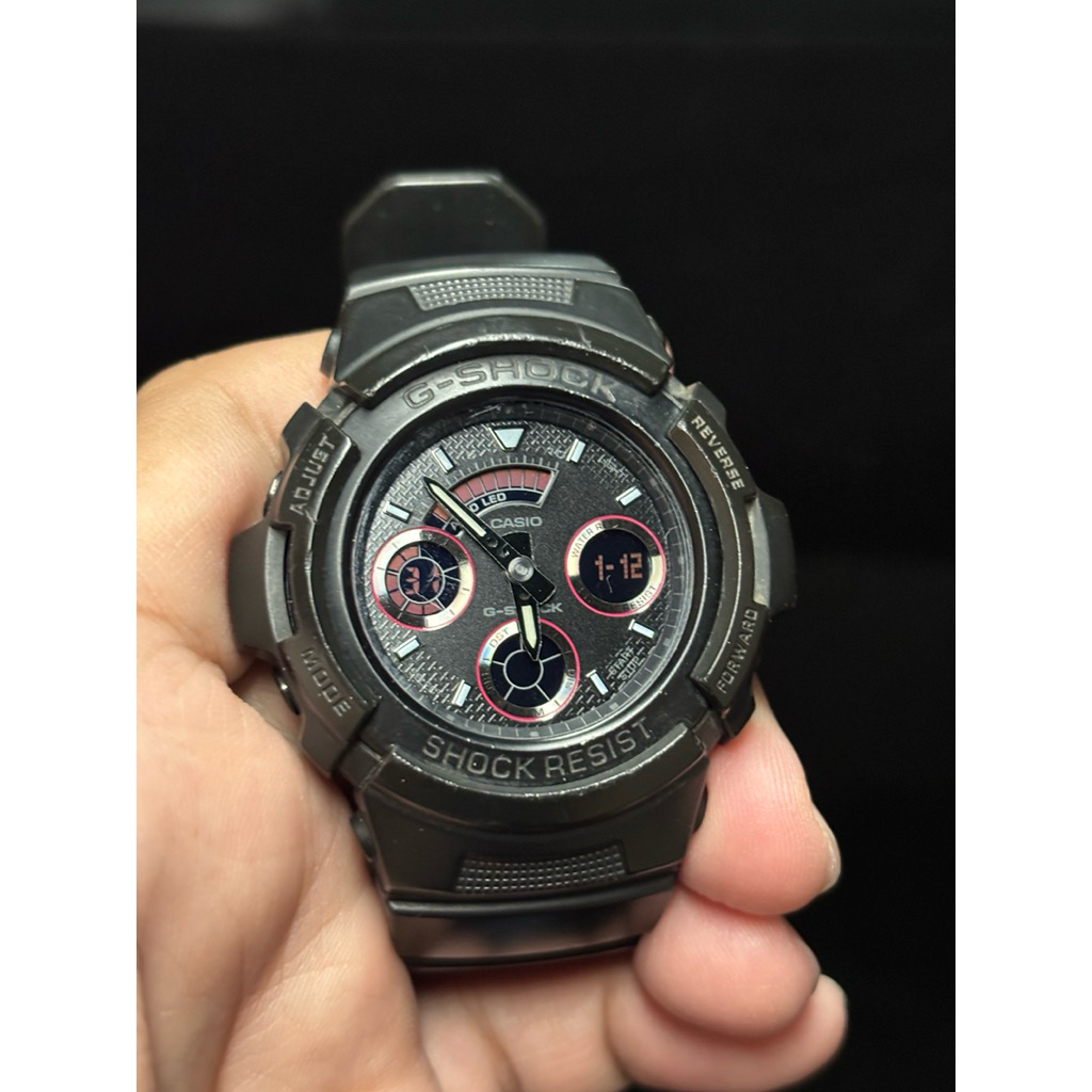 GShock AW-591ML 1ADR black