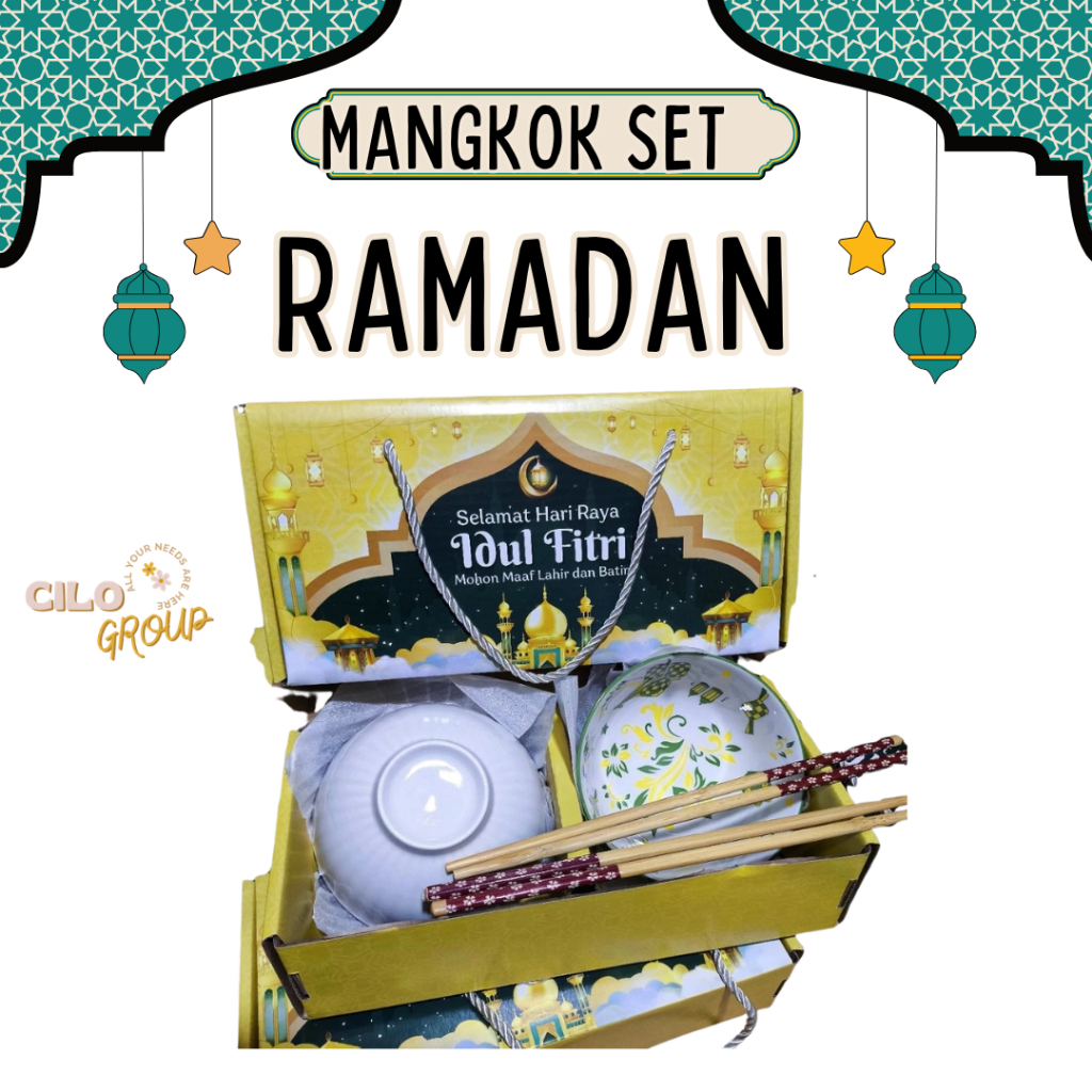Hampers Lebaran Idul Fitri Mangkok Set / Mangkok Set Idul Fitri Premium / Hampers Cantik Mangkok