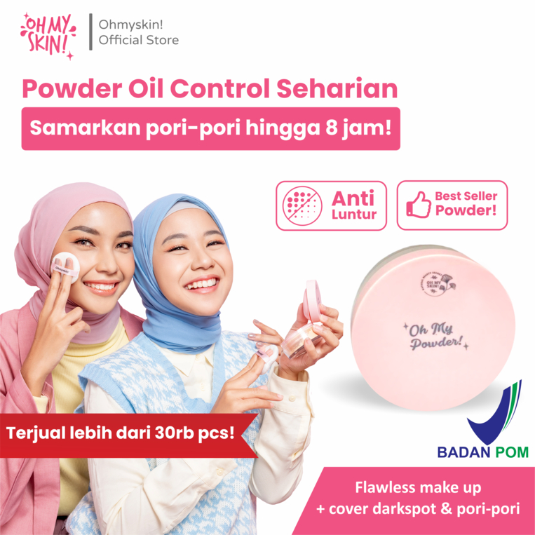 Ohmyskin! Oh My POWDER / Loose Powder / Bedak Tabur