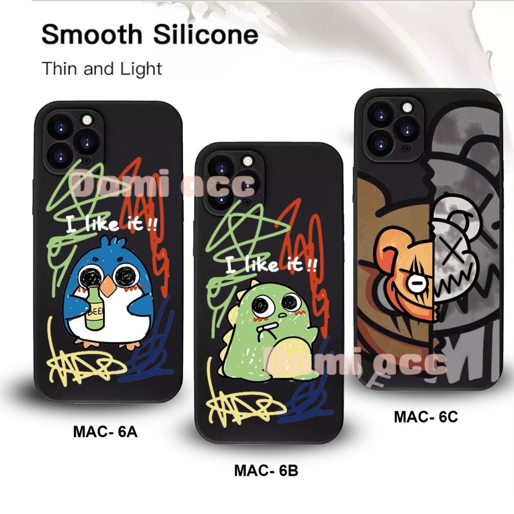 case samsung a37 a57 macaron black case gambar gundam soft case