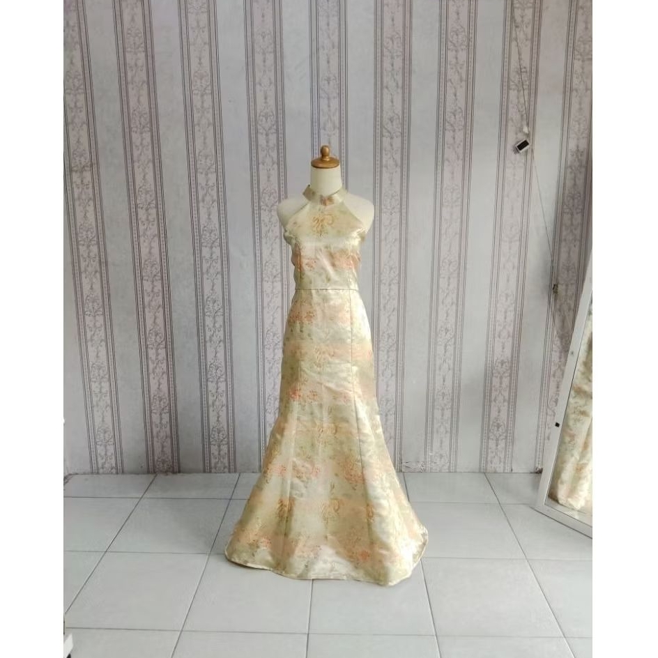 baju China silk/ dress cheongsam silk