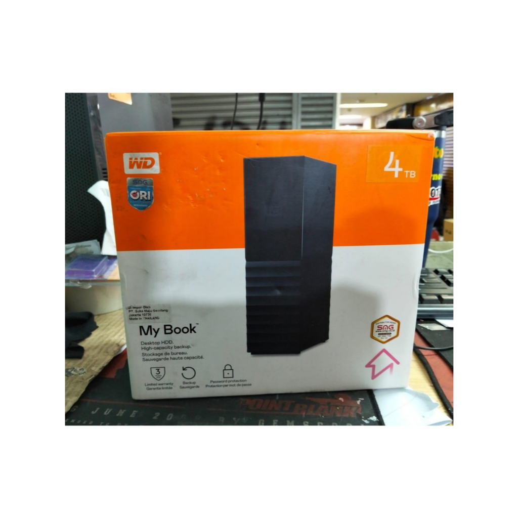 WD MY BOOK 4TB - HARDDISK EXTERNAL WD 4TB