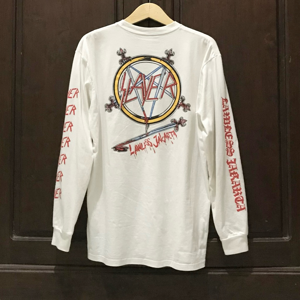 Longsleeve Lawless Jakarta x Slayer - Pentagram