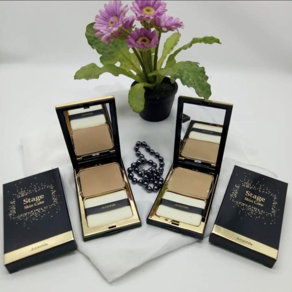 Bedak Jutanhak STAGE Skin Cover (Foundation) & Skin Cake (Twin Cake)