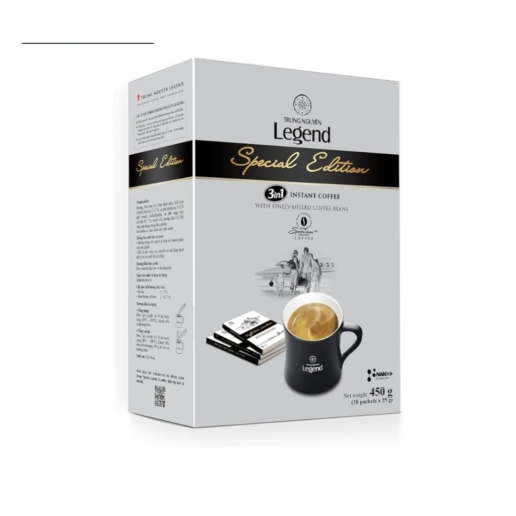 Vietnam TRUNG NGUYEN LEGEND SPECIAL EDITION Premium Instant Coffee for Energy Boost Coffee Mix Stron
