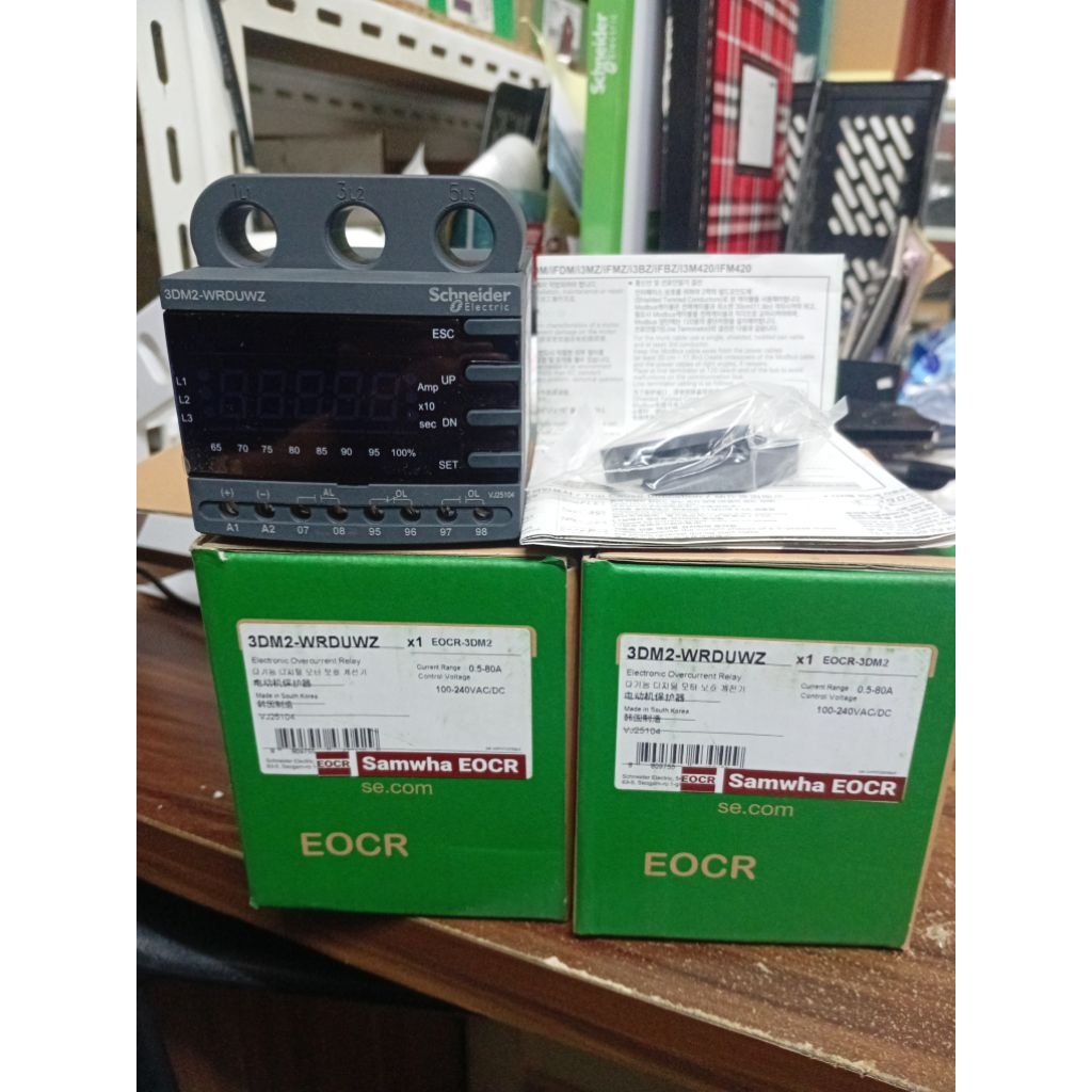 SCHNEIDER EOCR 3DM2-WRDUWZ OVERCURRENT RELAY ORIGINAL