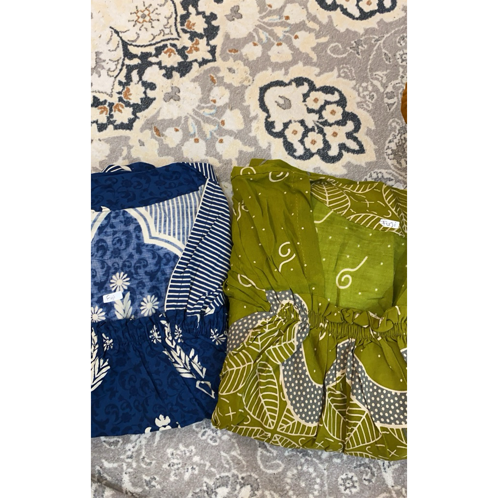 BUNDLING 2 DASTER FUJI (Nabila Lime+ Mirabella Biru electric) || By Camellia Boutique 99