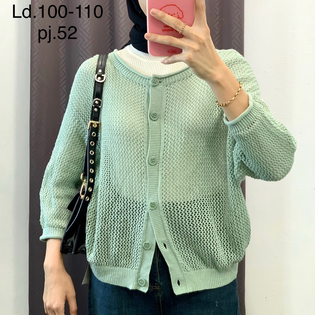 BAJU RAJUT JARING PL