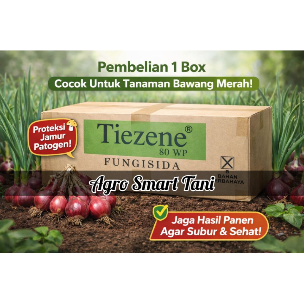 Fungisida Tiezene 80WP Fungisida Bawang Merah 2Box