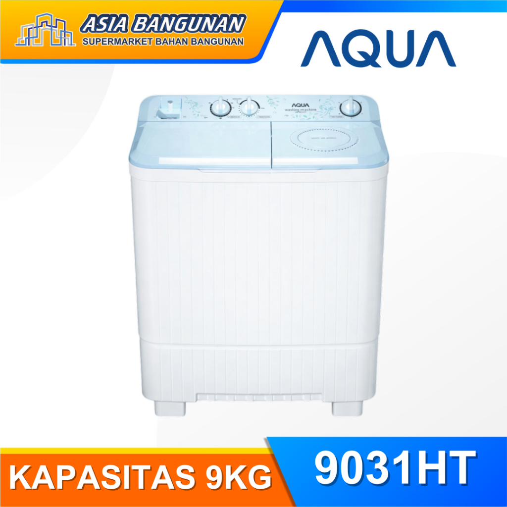 Aqua Mesin Cuci 2 Tabung 9Kg  9031HT