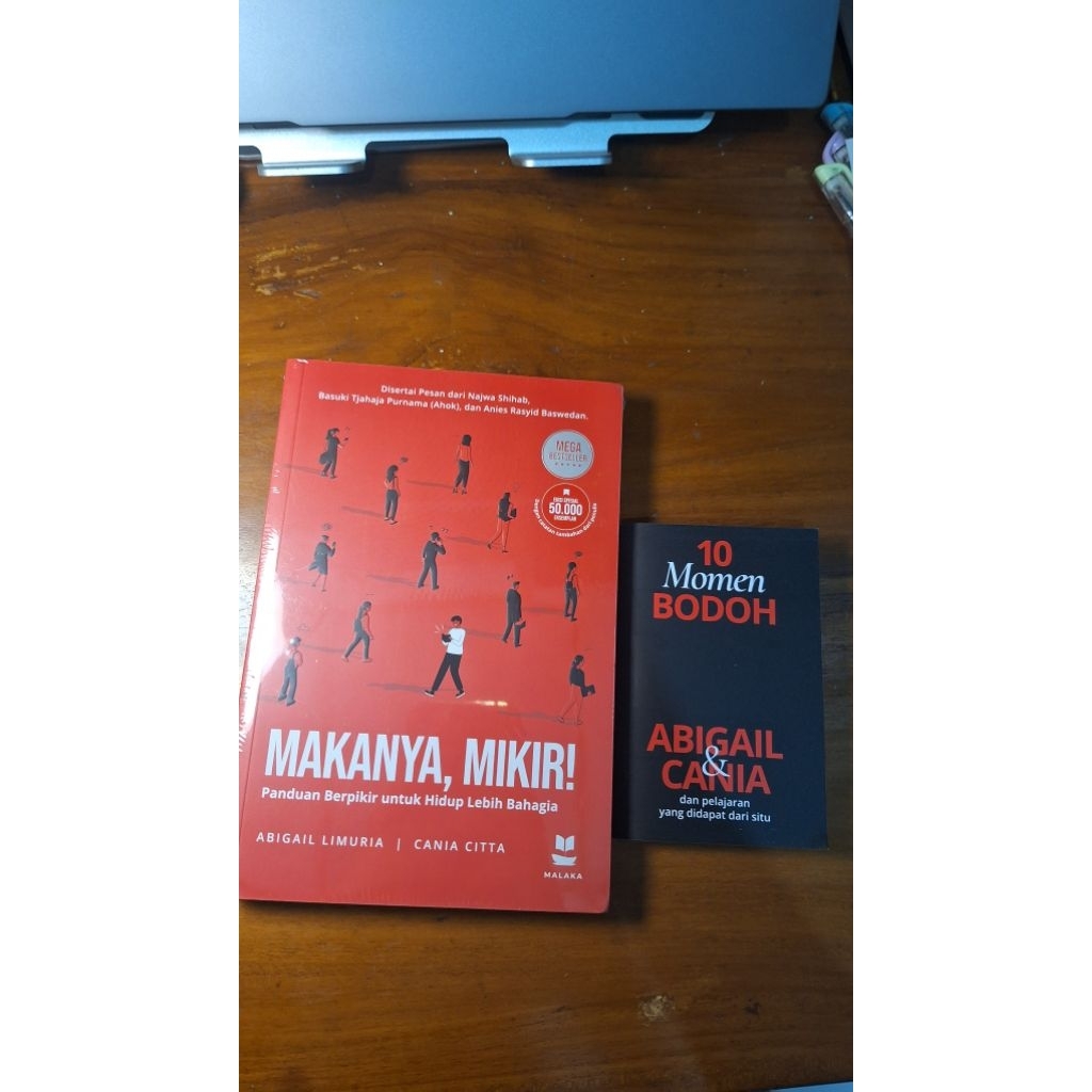 Makanya, Mikir + Booklet - Abigail Limuria & Cania Citta | Preloved Original Segel