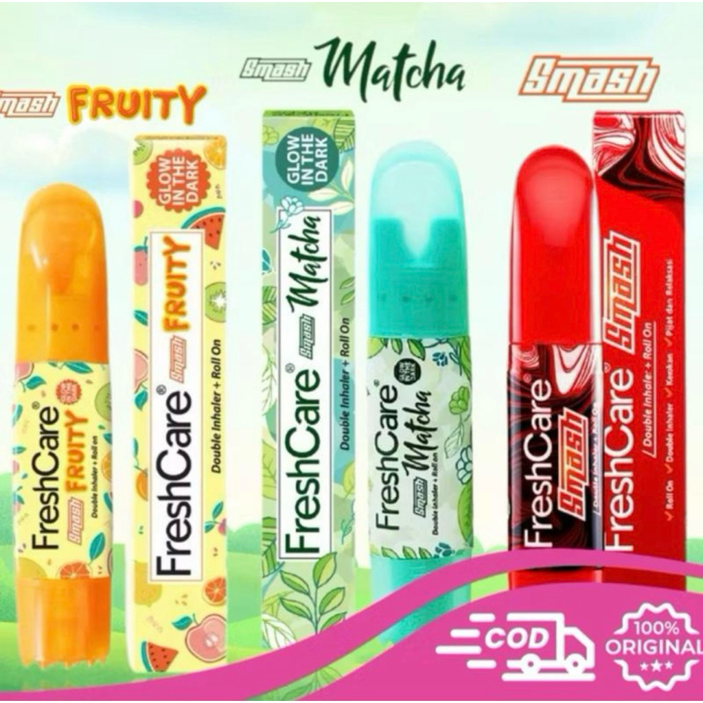 Freshcare smash ( aromaterapi multifungsi pijat inhaler kerokan )