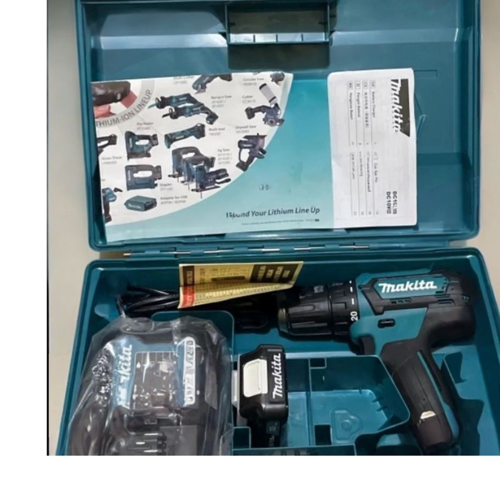 mesin bor baterai Makita DF331D 1set mata bor makita set 70pc 1set