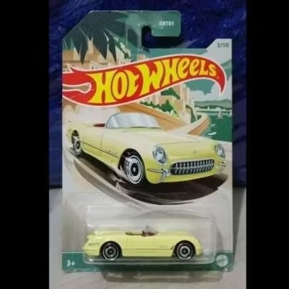 Hot Wheels 1955 Corvette warna kuning