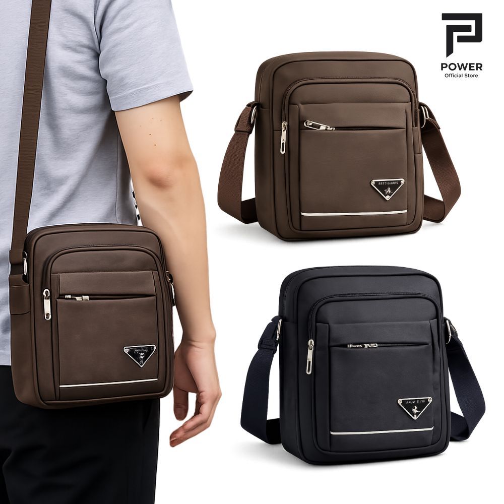 Tas Pria Polo Super Tas Selempang Import  Sling bag Anti Air Tas Polo Original POWER OFFICIAL
