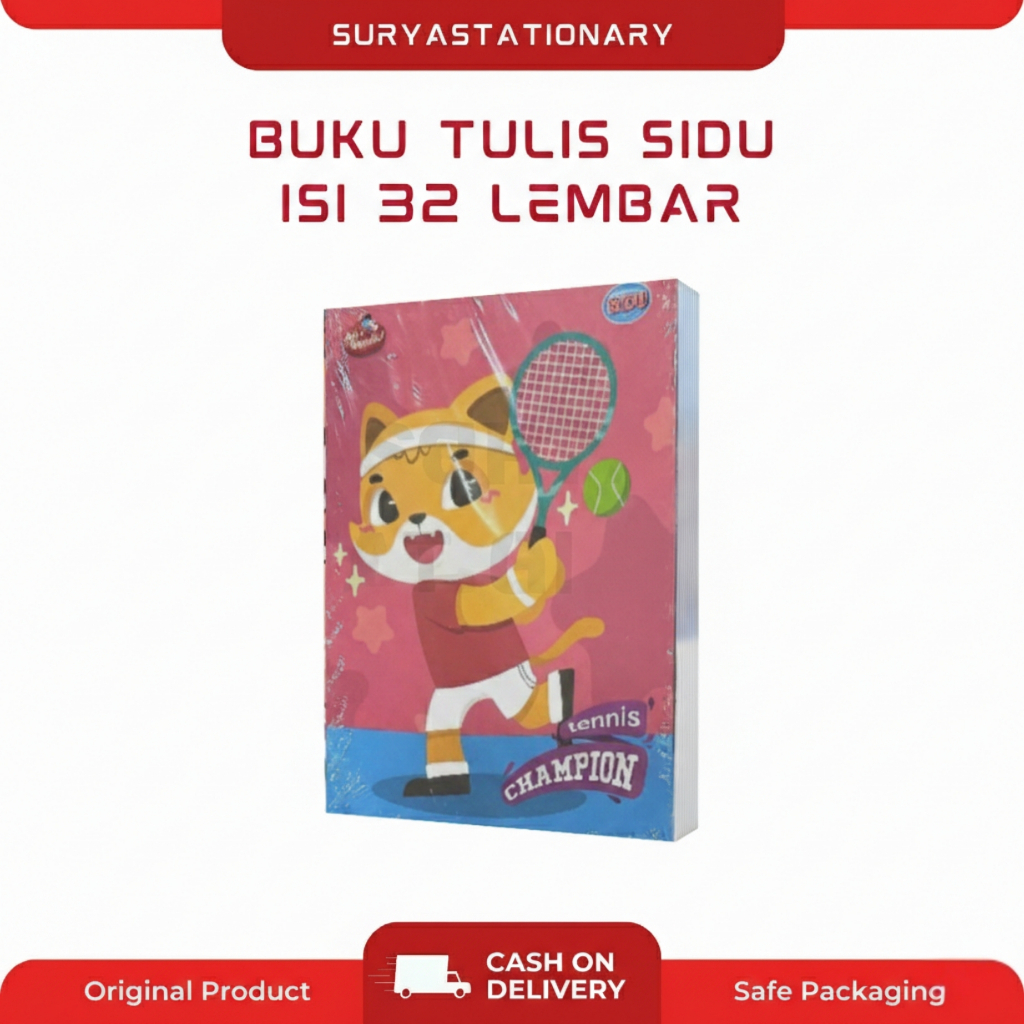 BUKU TULIS SIDU ISI 32 LEMBAR (PAK) + FREE GIFT / BUKU TULIS SEKOLAH / BUKU SIDU 32