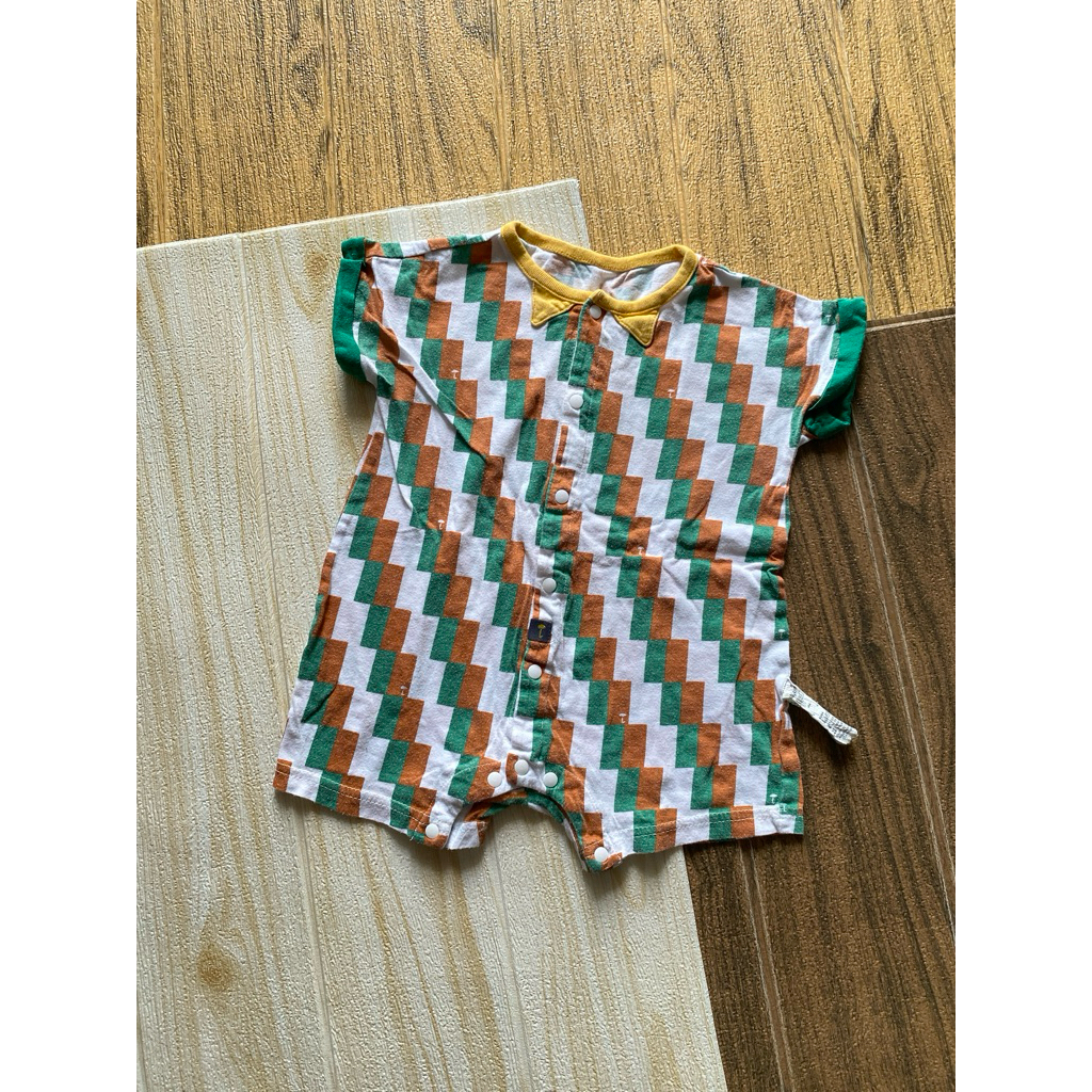 jp jumper romper katun baby bayi anak cowok branded Moimoln size 80 6M 9M
