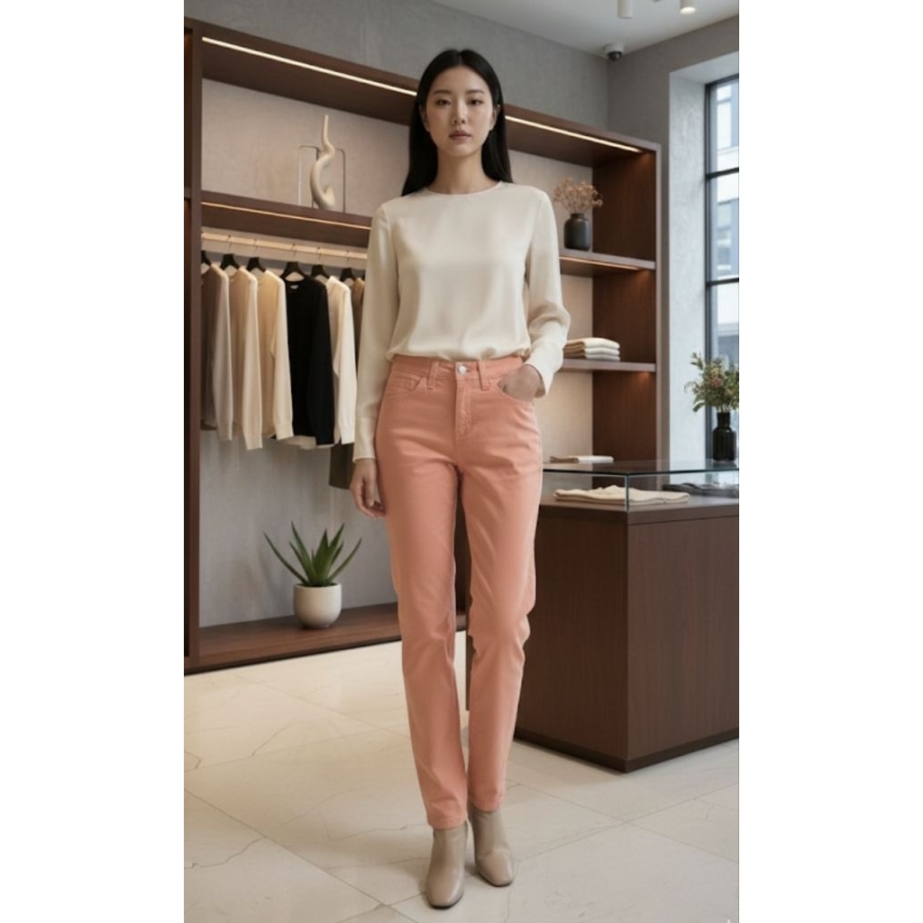 orange celana jeans preloved JBRAND