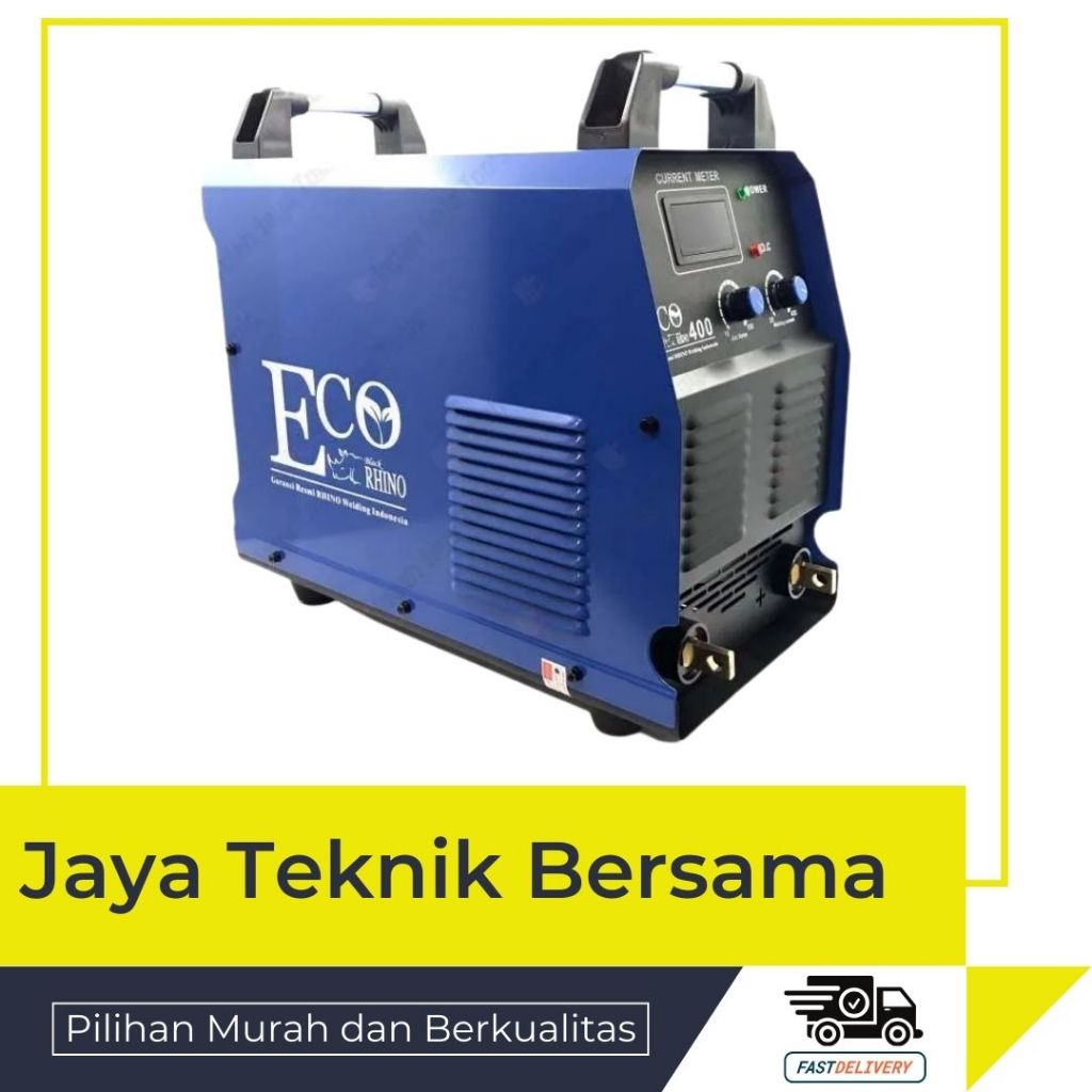 RHINO ECO 400 Mesin Las Listrik Inverter Welding Travo 3Phase MMA 400A BIRU/Mesin las listrik 400A E